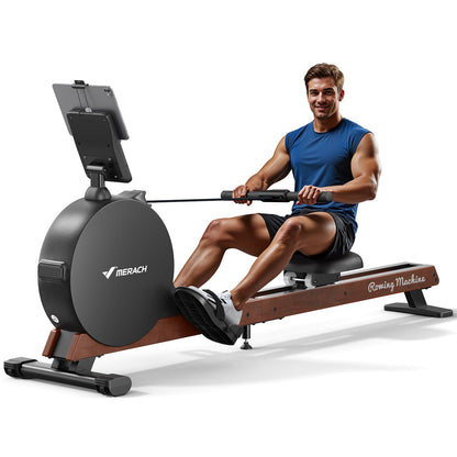 MERACH Rudergerät R7 klappbar – 60kg Magnetwiderstand, automatisch, LED/HD-Bildschirm, leise