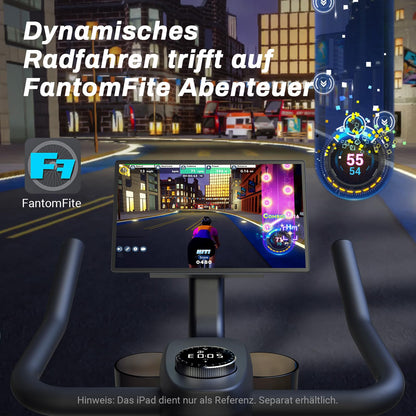 MERACH Heimtrainer Fahrrad – verstellbarer Widerstand, App, LCD, leise, Kardio, bis 136kg