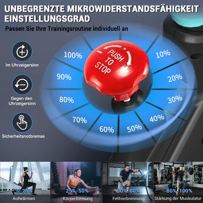 WENOKER Ergometer Heimtrainer Fahrrad – Magnetwiderstand, App, LCD, Tablet-Halter, leise, bis 160kg